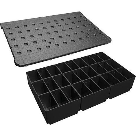 Kit de bacs de rangement XM, compartimentage flexible, bacs de rangement incassables, pour XL-Boxx (1/3)