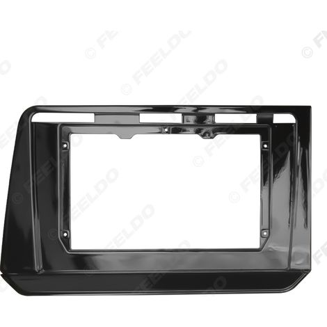 Compatible avec le cadre de panneau avant modifié de 10,1 pouces de la Nissan Note 2022, le cadre de navigation grand écran Android et le support de cadre de panneau de haut-parleur.