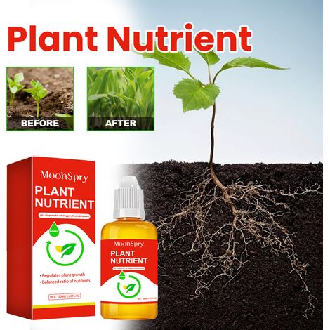 Plant Rooting Vitality Activator, Growth Factor, Rapid Rooting Nutrient Solution for Stunted Seedlings, Concentrated Plant Nutrients -- 50ml -- BIEMMEDUE (1/5)