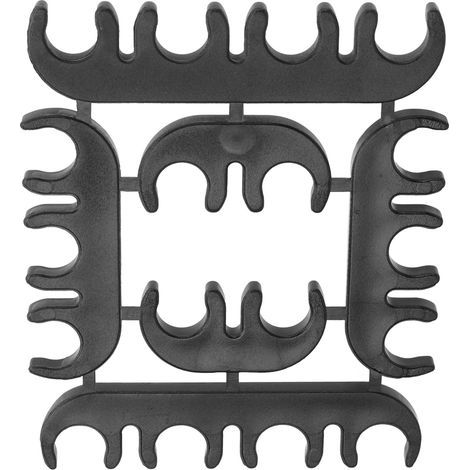 Séparateur de fils d'allumage 8mm ABS noir résistant à l'usure et à la chaleur, collier de serrage durable (1/5)