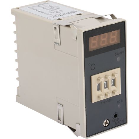 E5EM Digitalthermostat 0-399 Grad Temperaturregler mit Thermoelement Typ K (1/5)