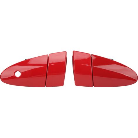 Paar 72141 SZT G01 Außentürgriffe für Pkw, links und rechts, passend für CR-Z (2011–2015), rot (1/5)