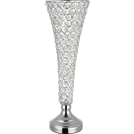 Support à fleurs de mariage, lot de 4, hauteur 51 cm, en cristal, centre de table, banquet, réception, usage polyvalent (1/5)
