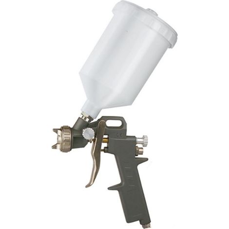 TrAdE Shop Traesio - Pistola Aerografo Verniciatura Professionale 500ml 1.5 Spray Gun 12bar 990p - (1/3)