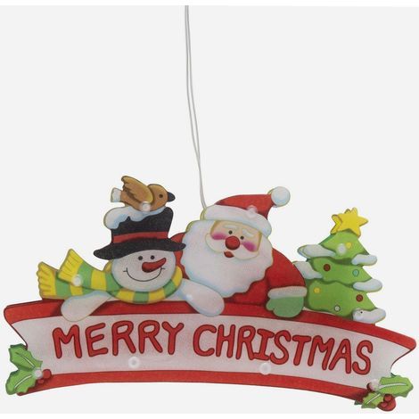 Feliz Navidad, Luz LED, 9 LED, 25 x 13,7 x 2,6 cm (1/5)
