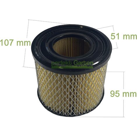 filtre à air pour moteur Briggs & Stratton B&S monté horizontalement 7–8 ch / 393957S (1/4)