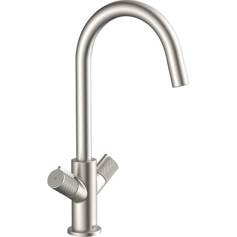 Bristan Fern EasyFit Kitchen Sink Mixer Tap - Stainless Steel (1/5)