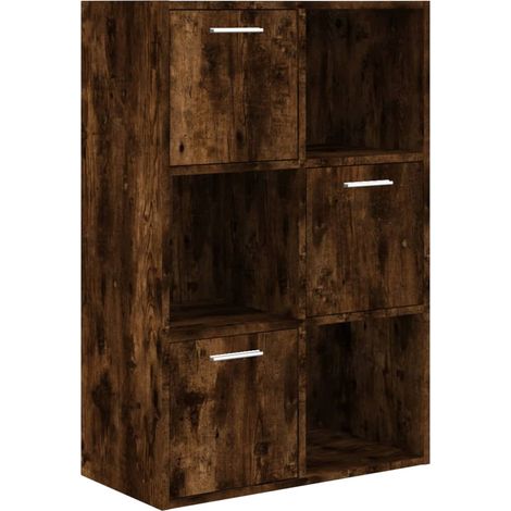 Maison Exclusive - Lagerschrank Räuchereiche 60x29,5x90 cm