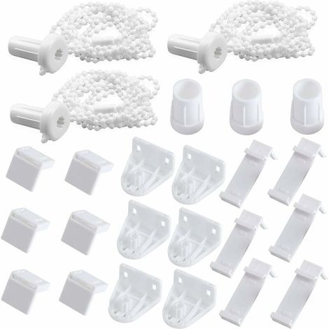 Filiyano-Ensemble de 3 supports pour stores enrouleurs, fixations de 17 mm, sans perçage, pièces détachées pour stores enrouleurs (1/5)
