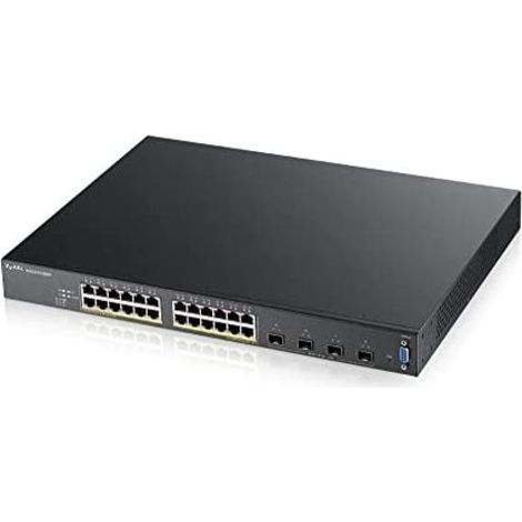Zyxel XGS2210-28HP Gestionado L2 Gigabit Ethernet (10/100/1000) Energía sobre Ethernet (PoE) 1U Negro (1/4)