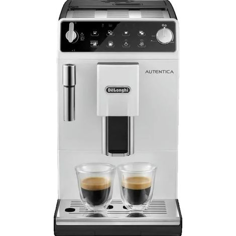 Macchina da caffè automatica - DELONGHI - Autentica ETAM 29.513.WB - Beccuccio vapore Cappuccino - 15 bar - Bianco (1/3)