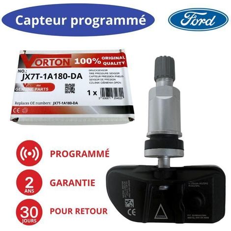 Sensore TPMS Ford JX7T-1A180-DA preprogrammato 433MHz per Puma Mk2 (2019-2022), Kuga (2020-2022), Explorer