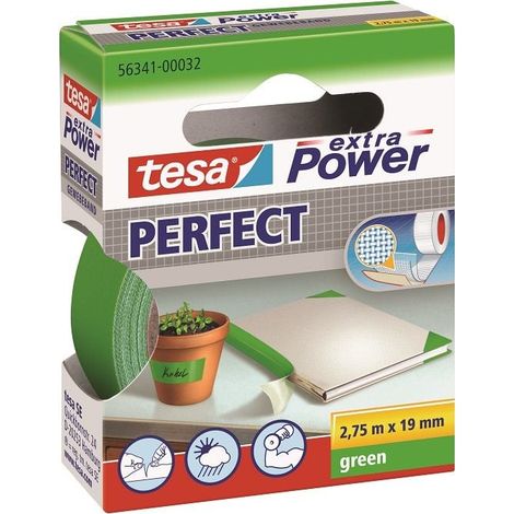 TESA Gewebeband Extra Power Grün 2,75mx19mm (1/3)