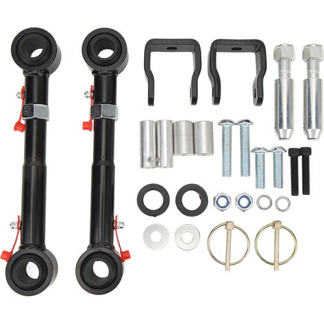 Verstellbare vordere Stabilisator-Schnellkupplungs-Koppelstangen für TJ JKS mit 2,5 bis 6 Zoll Höherlegung, Schwenkdesign, Edelstahl, Düse.