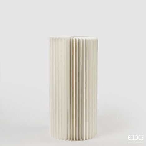 EDG Enzo De Gasperi Alzata Arredo Origami H 60 Cm D 30 Cm White