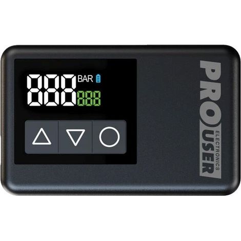 Pro User Mini-Luftkompressor BP120 – 8,2 Bar / 120 PSI, 500 mAh Akku, USB-C, digitales Display, Auto-Abschaltung, LED, (1/3)