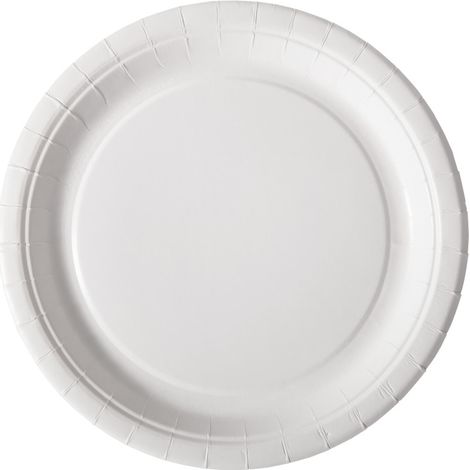 Duni Pappteller weiß Ø 22 cm - 50 Stück Einwegteller