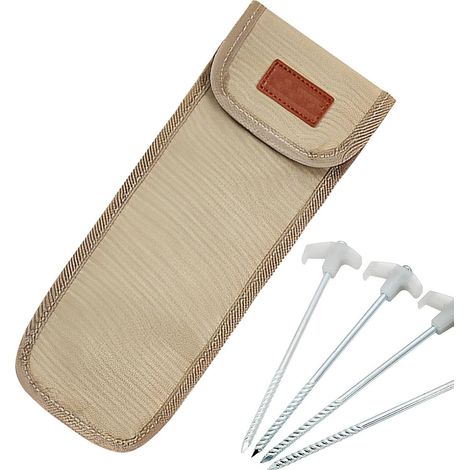 Piquets de camping – Porte-clou de rangement en tissu Oxford 900D – Piquets de rangement pour le camping, la randonnée, l'escalade, les voyages et les pique-niques