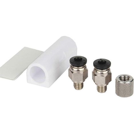 Connecteur de tube PTFE pour Bambu Lab X1 X1C X1E P1P P1S, anti-oxydation, prêt à l'emploi (1/4)