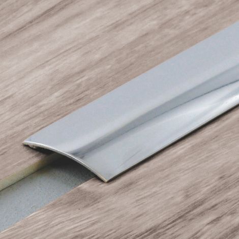 DINAC 0060090 barre de seuil adhésivé hotmelt inox 30 mm x 2,70 m