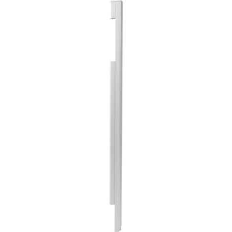 RENZ Pied boîte aux lettres - H.160 x l.9 x P.10 cm - blanc (1/2)