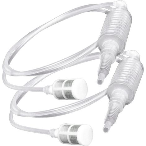 Lot de 2 Tubes Filtre pour Siphon de Brassage Manuel, Vinification et Bière, Pompe à Vin, Longueur 2 m, Outil de Brassage et Filtration (1/5)