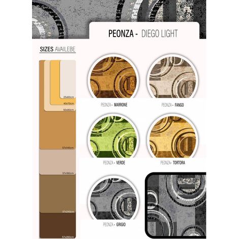 TAPPETO CUCINA PEONZA 25X 60 CM ASSORTITO