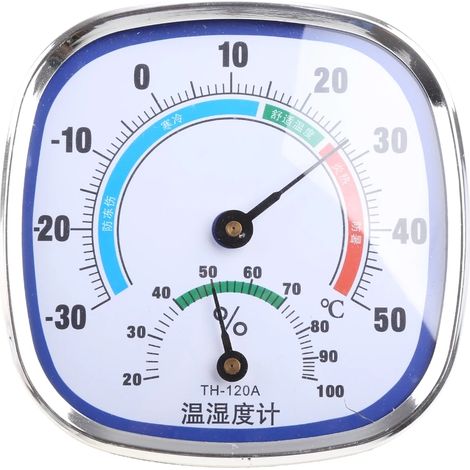 Thermomètre-hygromètre analogique, mesureur de température et d'humidité, intérieur/extérieur