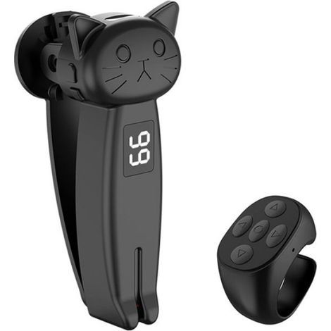 Télécommande Tourne Page - Bluetooth 5.3 - Pour Liseuse Électronique Kindle et Autres E Reader - Téléphone Smartphone Caméra - 1 Pièce (1/5)
