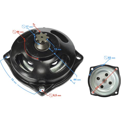 Cloche d'embrayage pour mini-moto (1/4)
