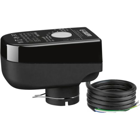 Motore di ricambio con comando a 3 punti per valvole a sfera motorizzate Caleffi 644024 Nero