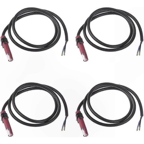 Compatible avec 4 tubes photoélectriques de détecteur de flamme rouge QRB1, photorésistances de brûleur photosensibles (1/5)