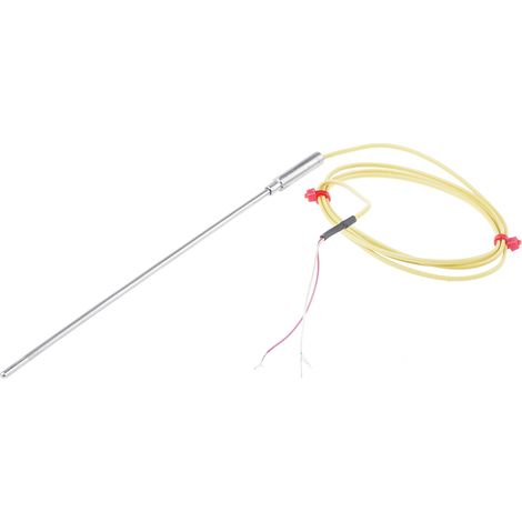 Thermocouple type K Ø 3mm, L 150mm, +1100°C max à Câble ( Prix pour 1 )