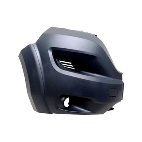 Crosse de pare-choc avant droit noir HEAVY avec trou anti-brouillard Fiat Ducato depuis 2014
