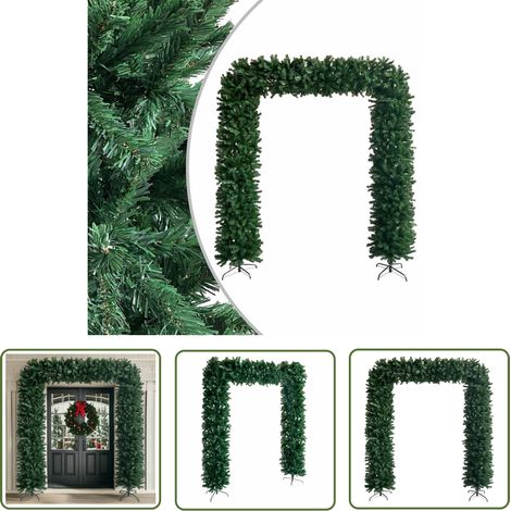 Tannenspitzen - vidaXL Weihnachtsgirlande Grün 240 cm - Weihnachtsdekoration (1/5)