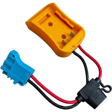Adaptateur de câblage Power Wheels DIY avec porte-fusible pour batterie 18/20 V, compatible avec les voitures électriques pour enfants. (1/5)