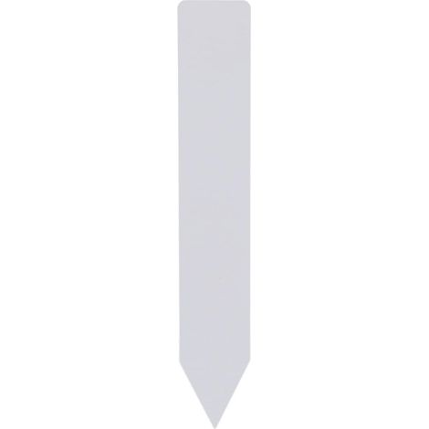 Étiquettes de plantes, étiquette de pot de plantes 5.9 1in étiquettes de plantes, étiquettes de plantes en plastique ou étiquettes réutilisables bonsaï pour arbustes pépinière cour(blanche) (1/4)