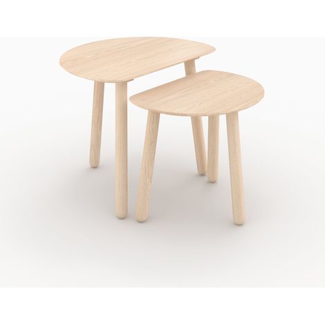 Mesas nido de madera de fresno - Montaine - Montaine