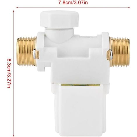 Électrovanne électrique AC 220V, interrupteur d'électrovanne normalement fermé pour chauffe-eau solaire (1/3)