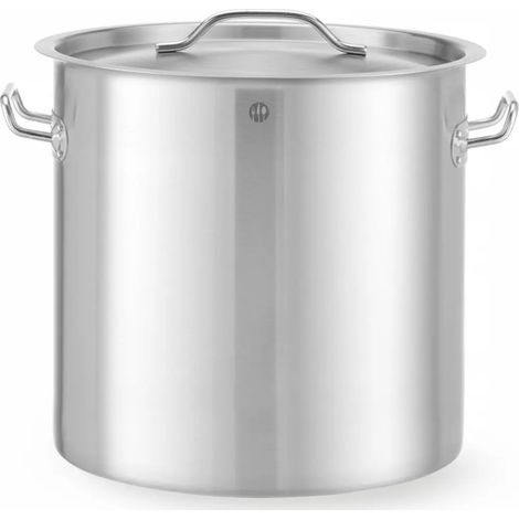 Pentola Budget Line con coperchio 37 l diametro 360 x 360 h - Hendi 834404 (1/5)