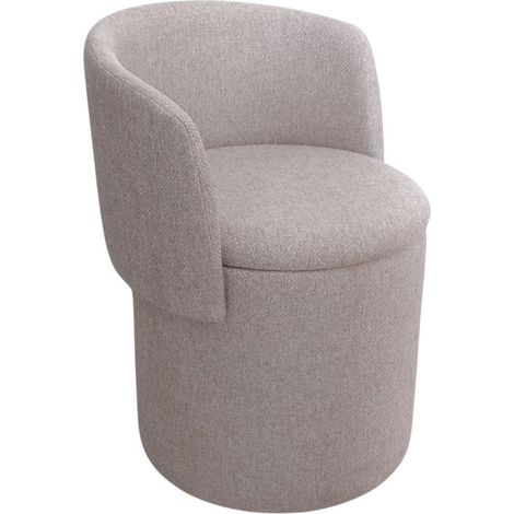 Amadeus - Pouf fauteuil Eclipse taupe (1/5)