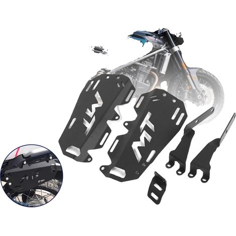 Portaequipajes de aleación de aluminio de alta resistencia, capacidad de 50 kg, compatible con Spring Wind 450MT, panel táctico incluido. (1/5)