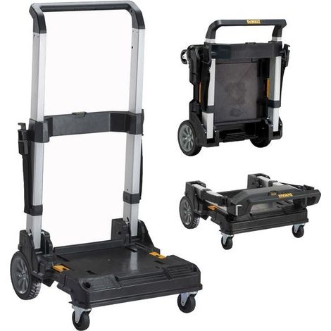 Dewalt DWST1-71196 TStak Portable Compact Foldable Trolley T-Stak Case Storage (1/4)