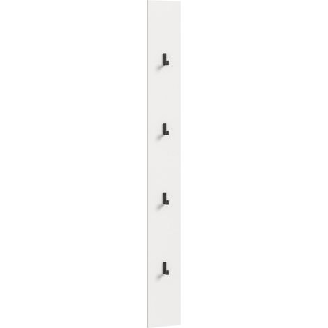 Prisma porte-manteau porte-serviette blanc. (1/5)