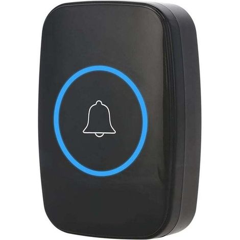 onnette de Porte sans Fil, Sonnette de Musique sans Fil LED émetteur Extérieur Récepteur Intérieur 300 M Télécommande (UE)(EU) (1/4)
