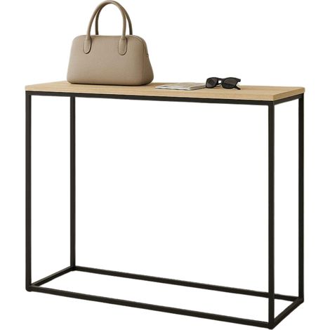 DanDiBo Konsolentisch Schmal Metall Modern 100x80x30 cm Sideboard Beistelltisch 96636 Ablagetisch Flurtisch Sofatisch (1/5)