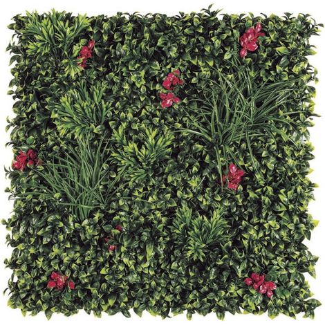 VILLA Dekoratives Paneel mit synthetischem Bougainvillea-Laub – 1 x 1 m – Grün Nortene (1/4)