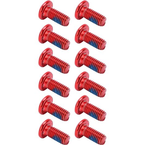 BOLANY 12-teiliges Set Bremsscheibenschrauben für Mountainbikes, Bremsscheibenschrauben aus legiertem Stahl (1/5)
