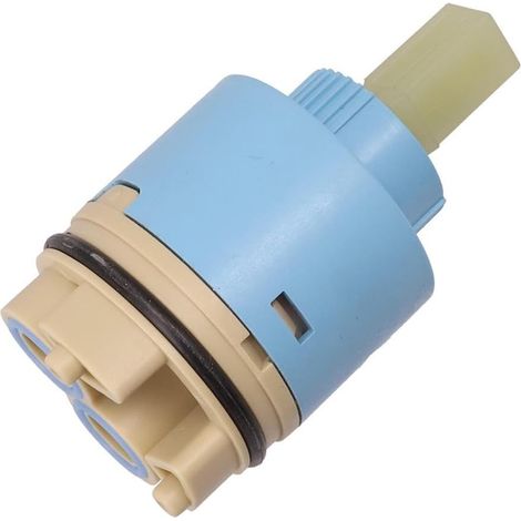 35mm/40mm Tap Cartridge Ceramic Disc Valve for Kitchen and Bathroom Taps – Brass Replacement Part for Hot and Cold Water Control (40mm) (1/5)