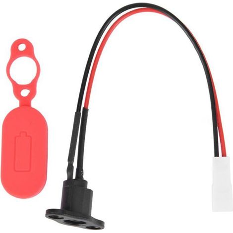 1 Port de charge, Connecteur étanche, Couvercle silicone, Pour scooter M365 (1/5)